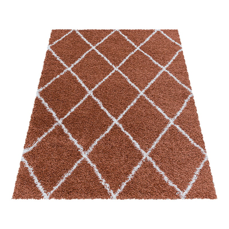 Berber Rug - Agadir Lines Terra/Cream