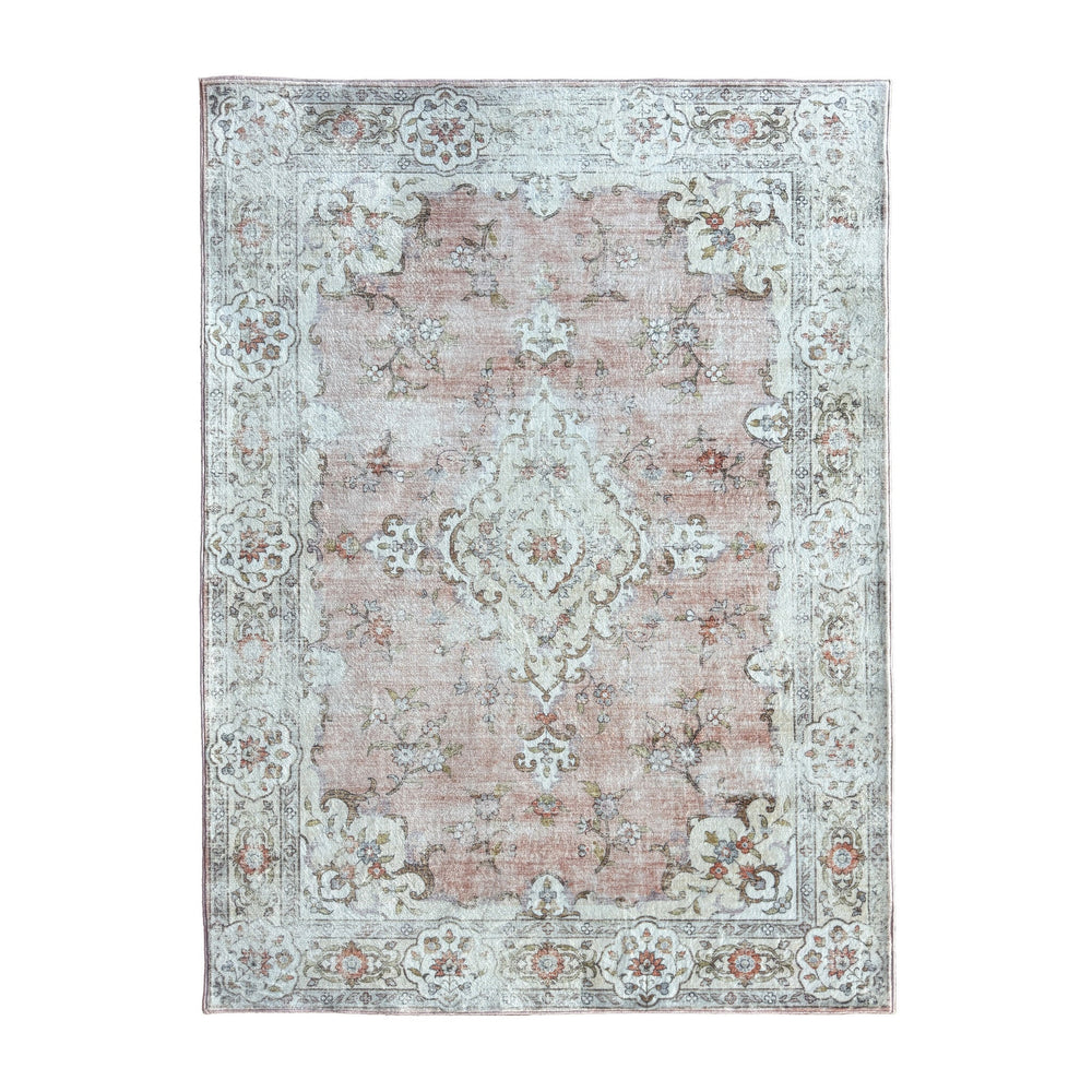 Vintage Rug - Ember Medallion Pink