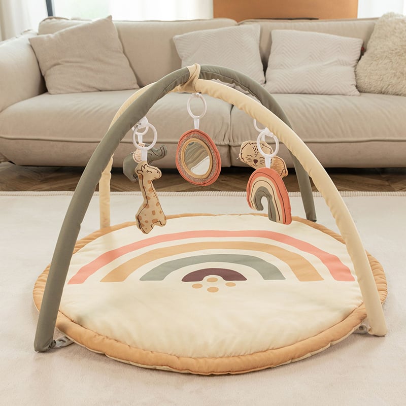 Baby Gym Play Mat - Jungle Rainbow Multicolor