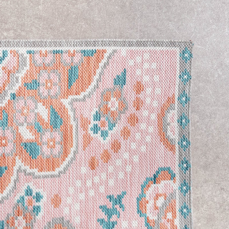 Bohemian Outdoor Rug - Vedra Medallion Pink