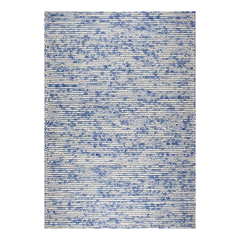 Wool Bobble Floor Rug - Madeleine Blue/Beige