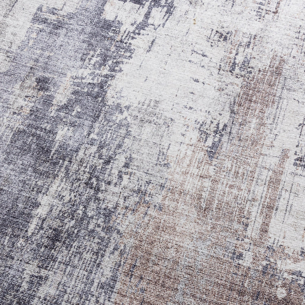 Washable Runner - Domingo Grunge Taupe/Cream