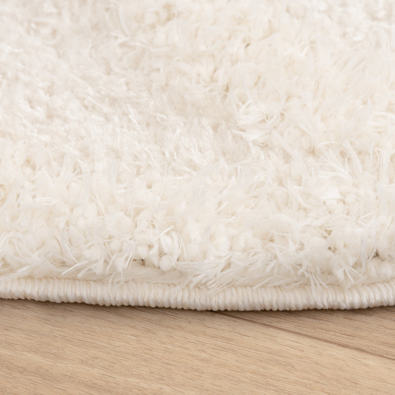 Round Scandinavian Rug - Lova Diamond Cream
