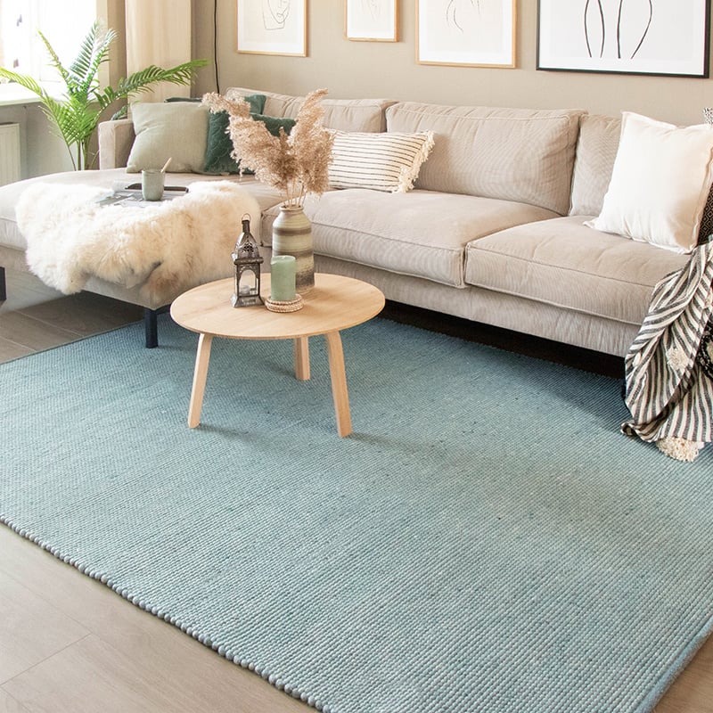 Wool Rug - Wise Blue