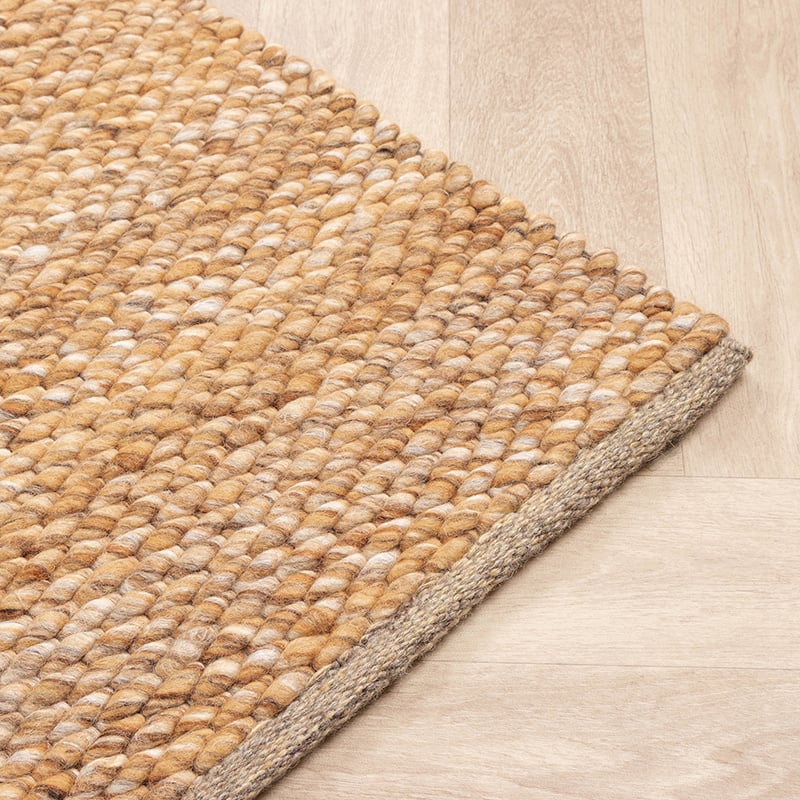 Wool Rug - Brilliant Ochre Yellow