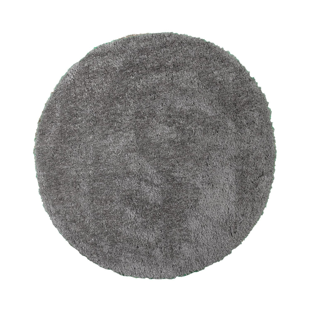 Round Shaggy Rug - Blaze Grey