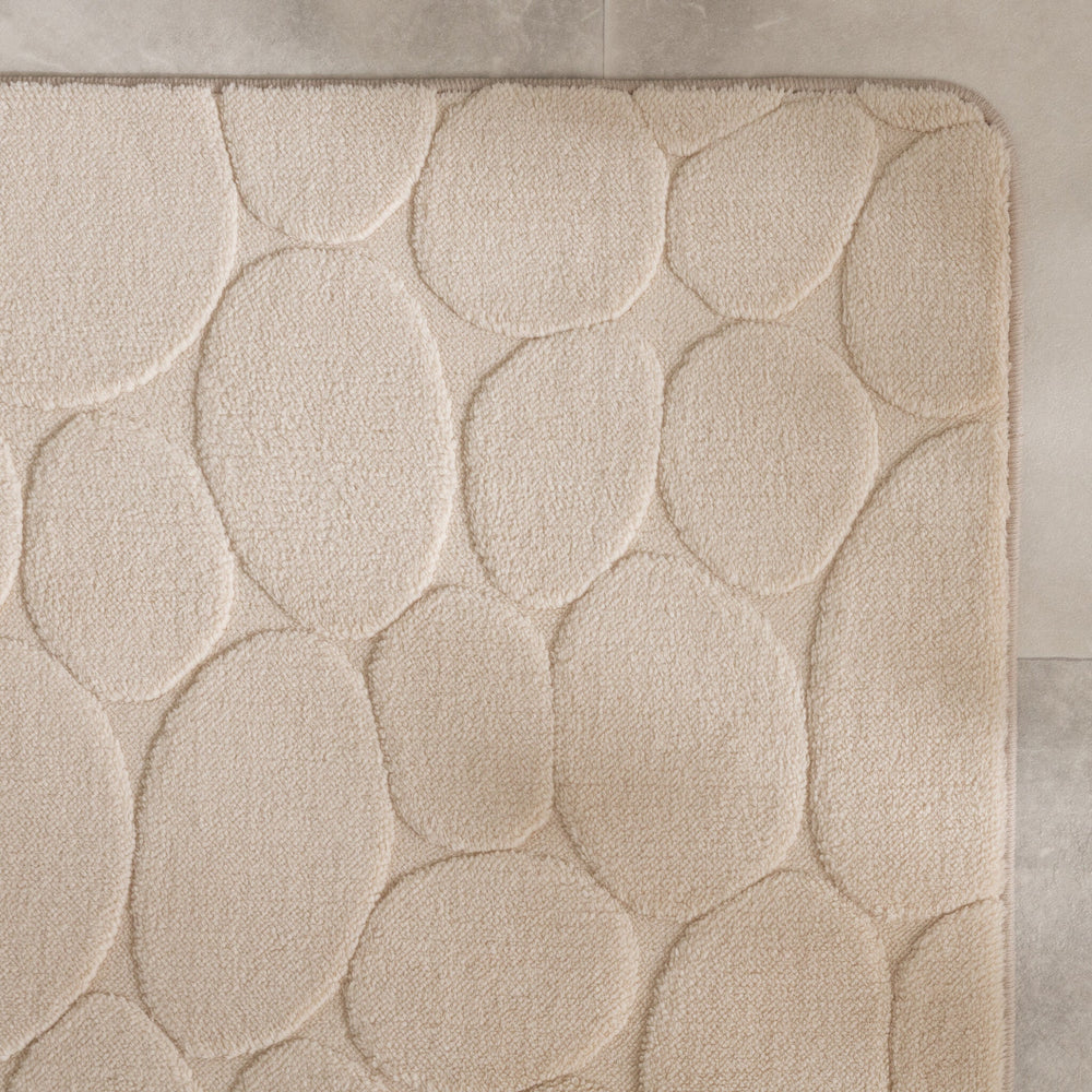 Bathroom Rug - Cassie Pebbles Beige