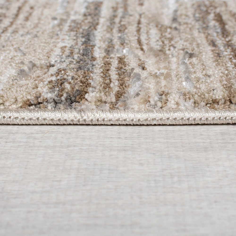 Abstract floor rug - Martino Taupe