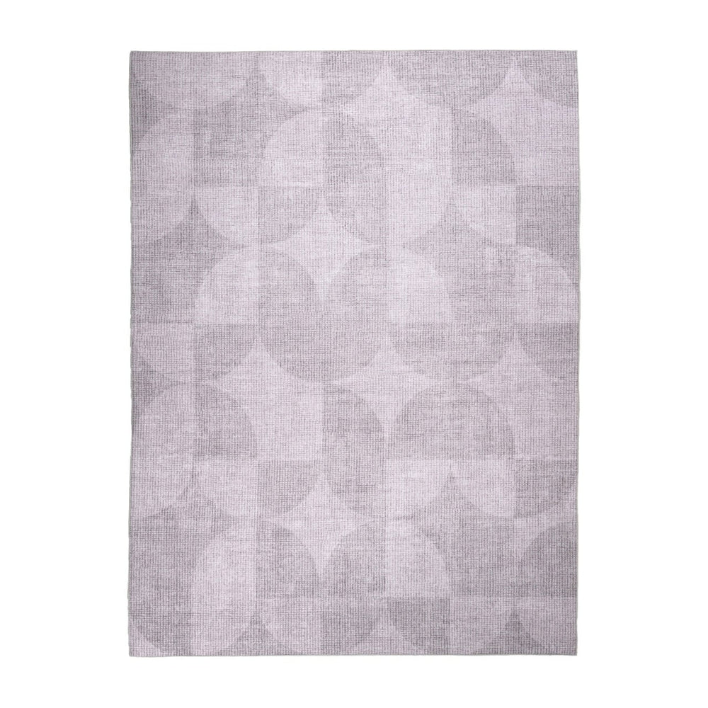 Abstract Outdoor Rug - Groovy Tiles Grey