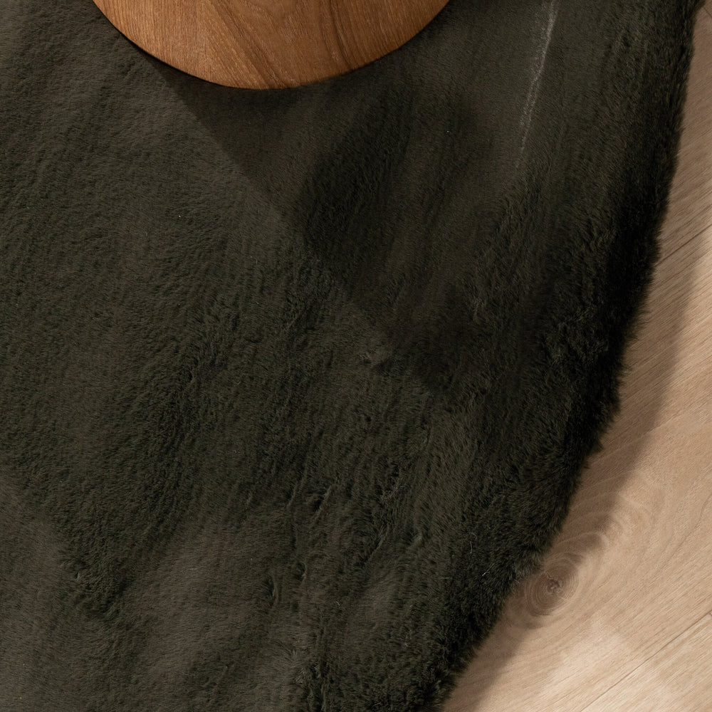 Round High Pile Rug - Comfy Supreme Green