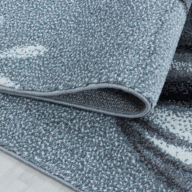 Children's floor rug - Fleurtje Rabbit Blue