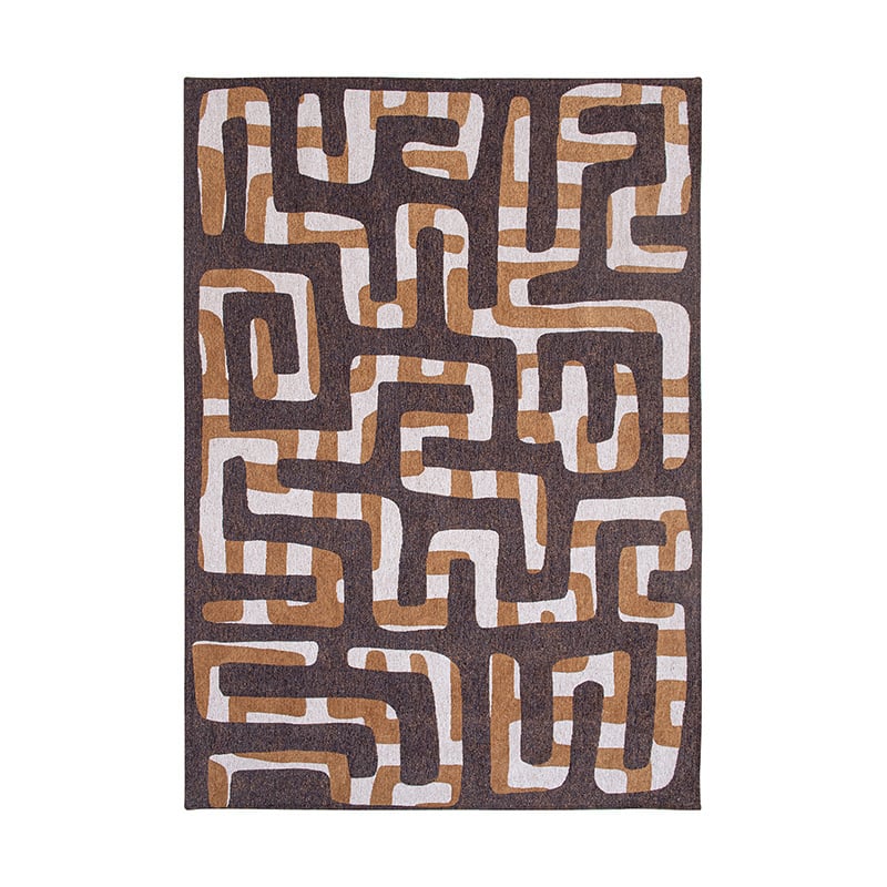 Retro floor rug - Kuba Bison 9335