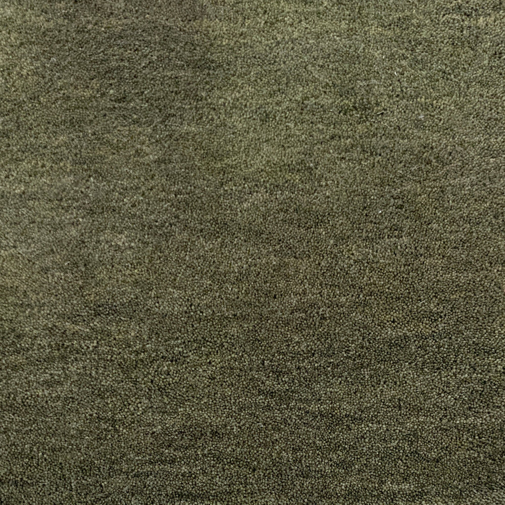 Round wool rug - Leone Green