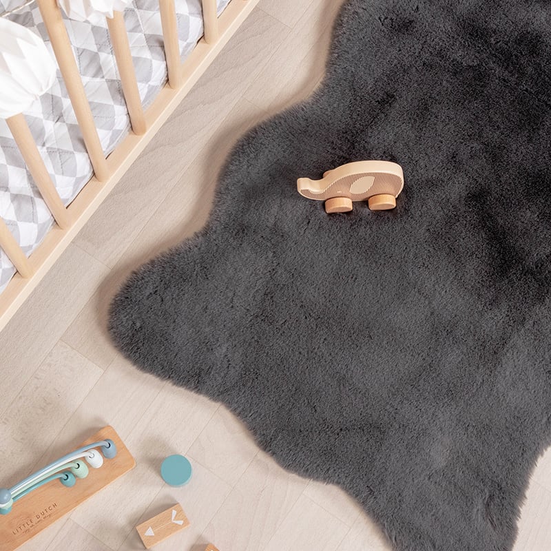 Kids Rug - Huggy Sheep Anthracite