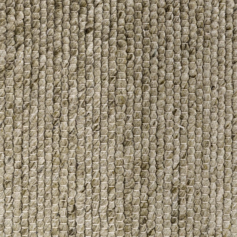 Wool Rug - Feline Olive Green/Blended