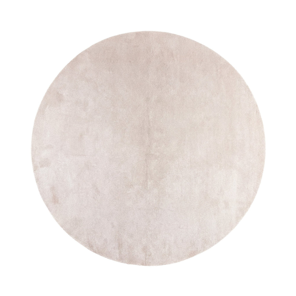 Round washable rug - Clean Cream