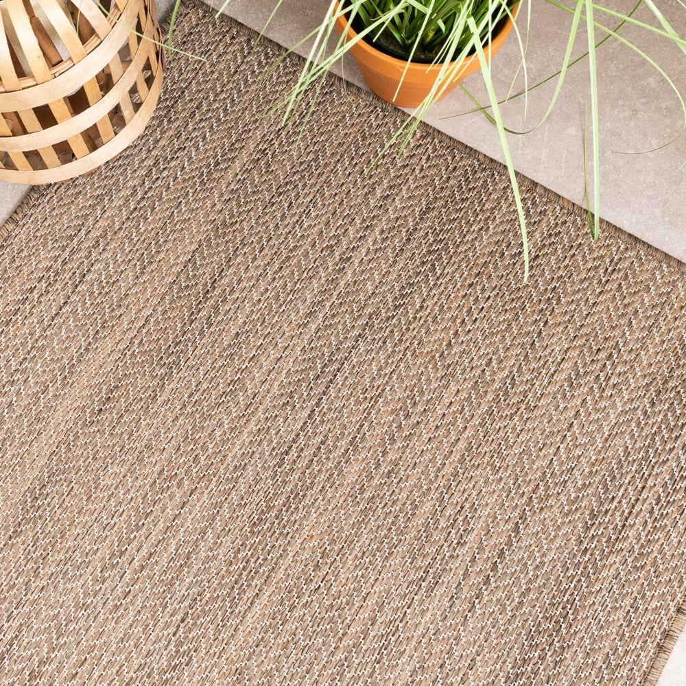 Outdoor Runner Rug - Malta Arrow Natural