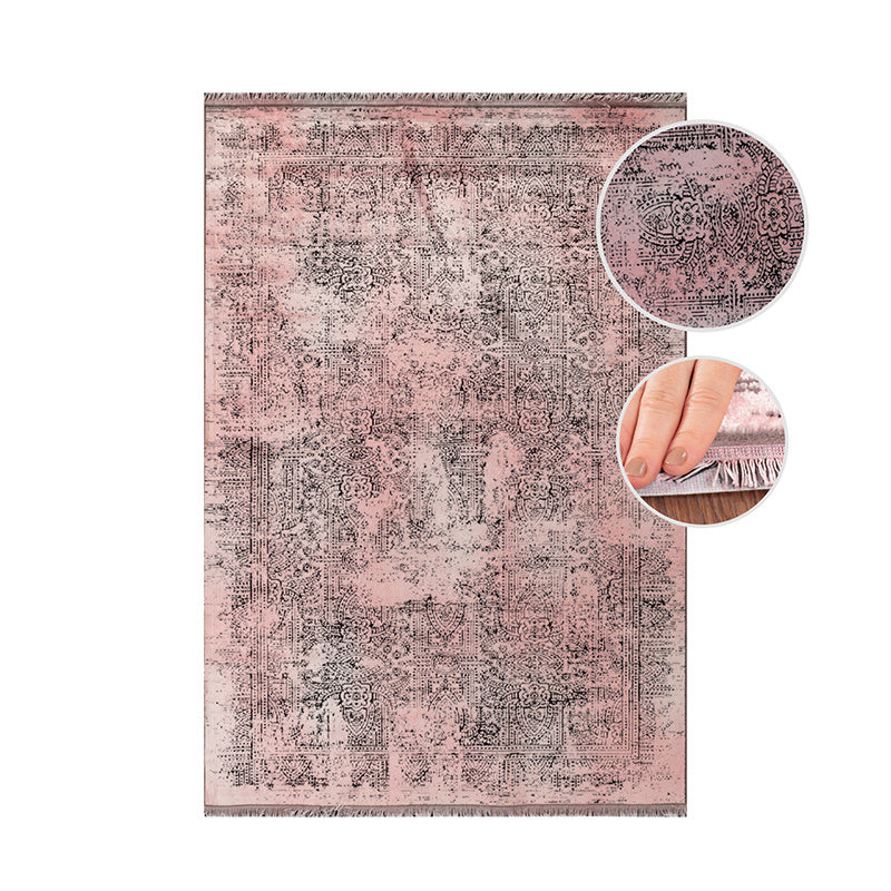 Abstract floor rug - Elitha Pink
