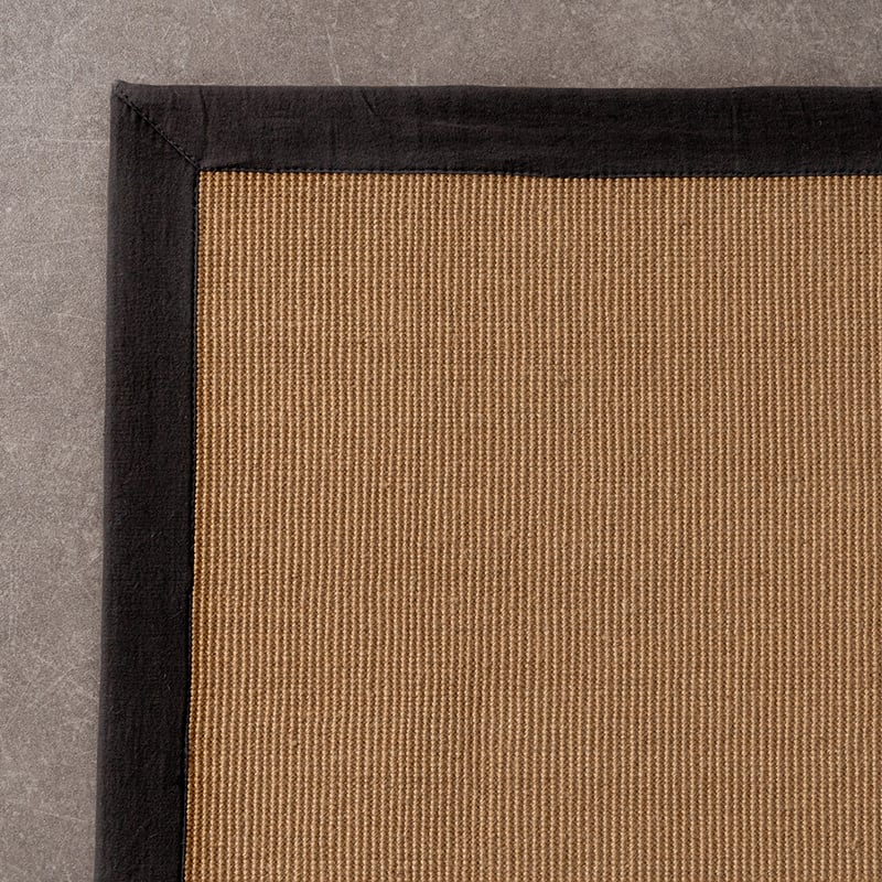 Sisal Rug - Tulum Border Black