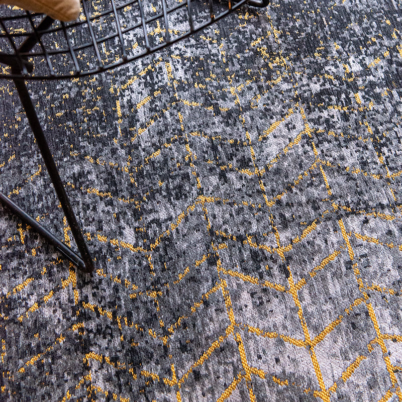 Vintage floor rug - Mad Men Jacob's Ladder 8422 Grey