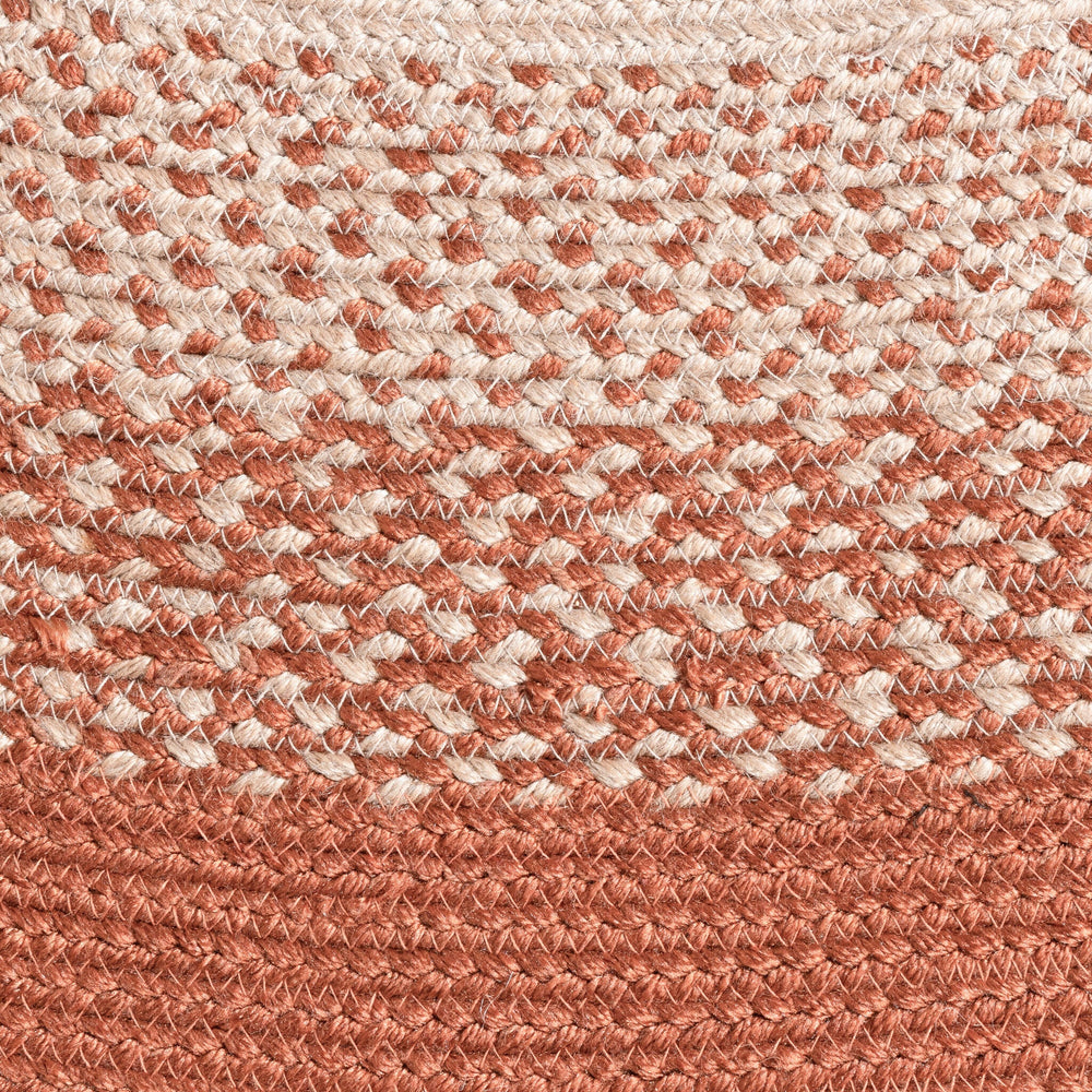 Round Indoor Outdoor Rug - Florence Terracotta