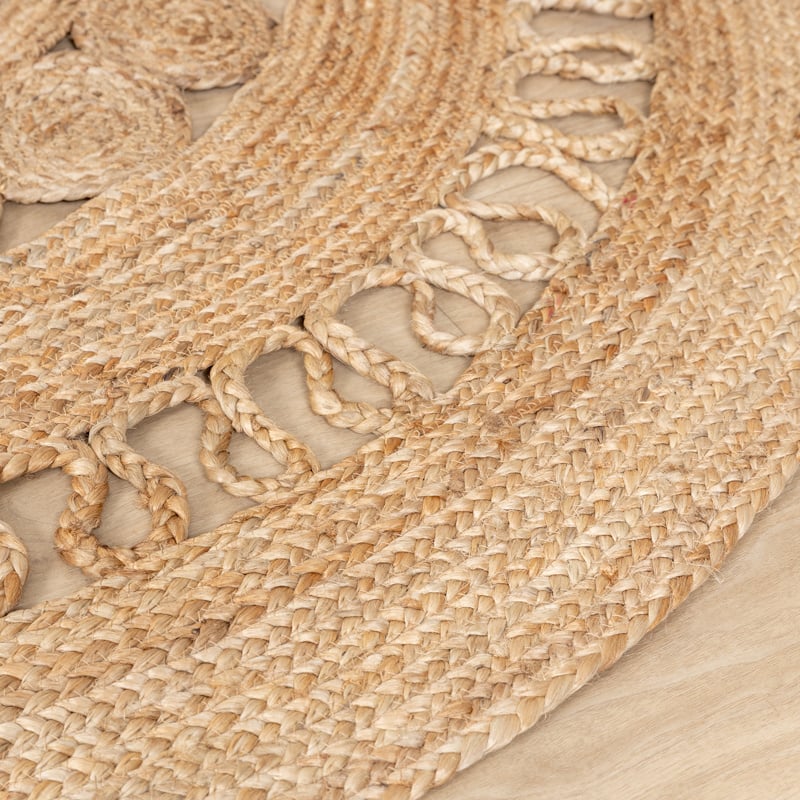 Jute Rug - Fair Round Rattan Natural
