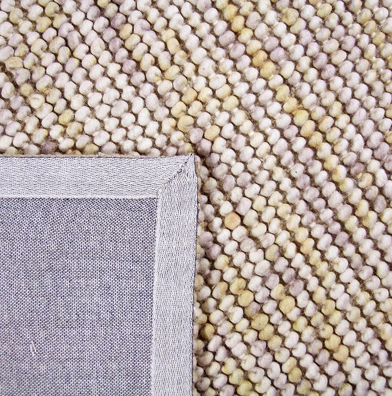 Wool Bobble Rug - Madeleine Beige/Brown