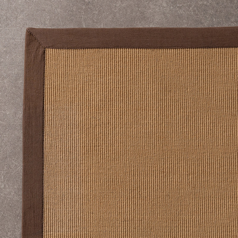 Sisal Rug - Tulum Border Brown