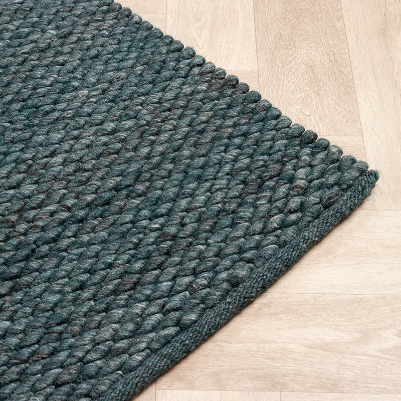 Wool Rug - Brilliant Beige/Green