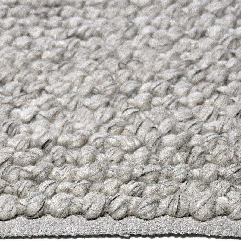 Wool floor rug - Rosemaria Silver/Grey