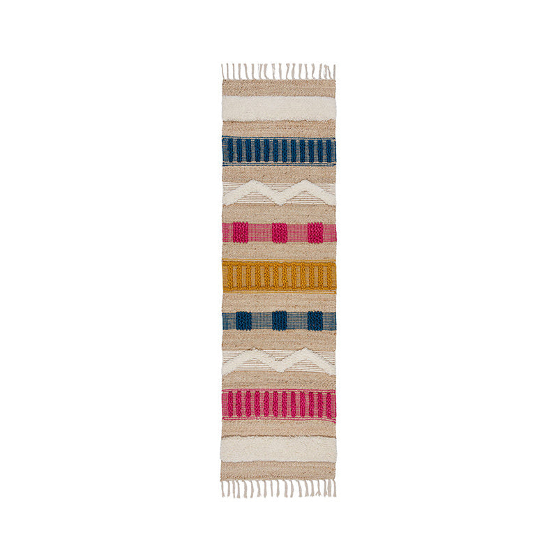 Jute runner - Jubio Medina Multicolor