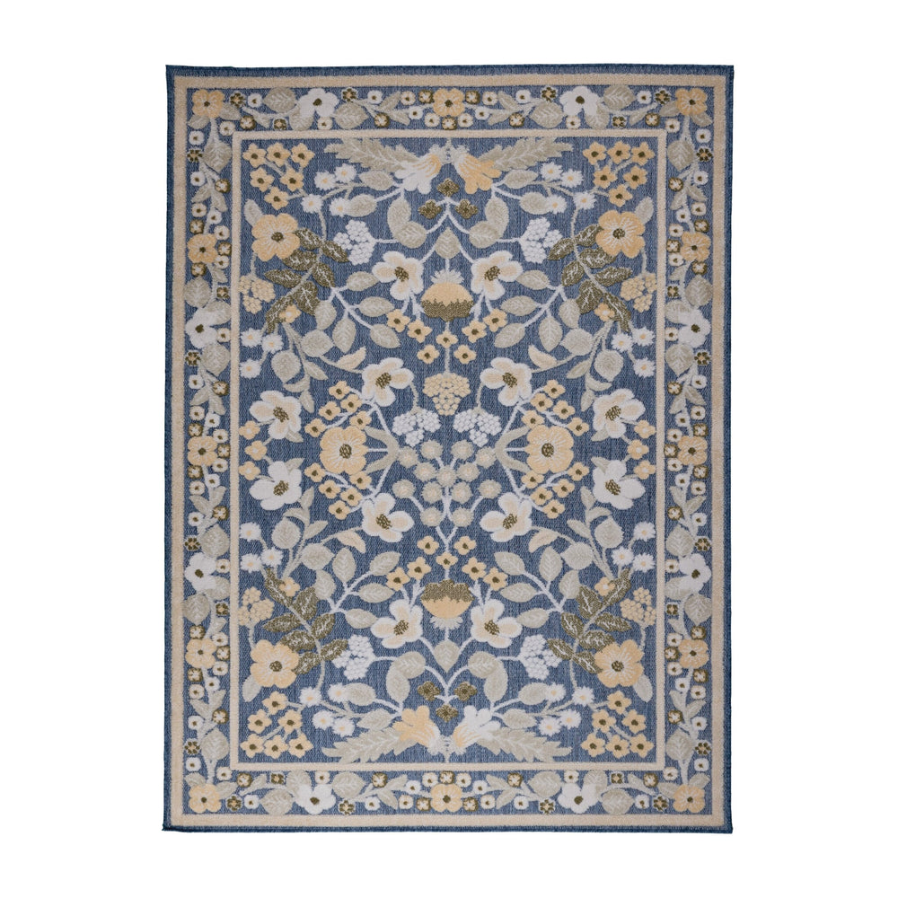 Indoor & outdoor rug - Bloom Oriental Blue