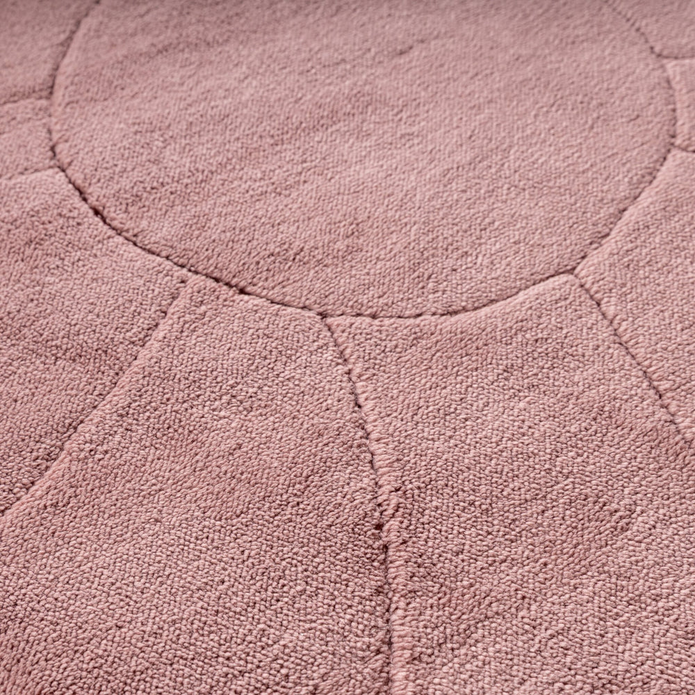 Washable Children’s Rug – Coco Flower Dark Pink