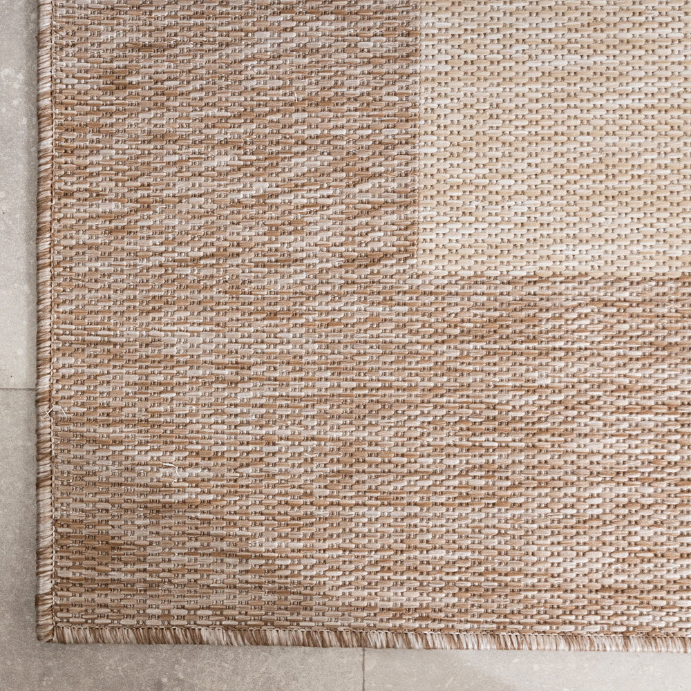 In- & Outdoor Rug – Sierra Border Cream/Beige