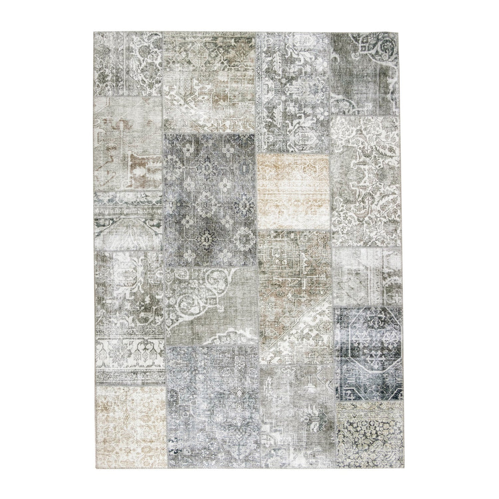 Patchwork Rug - Lago Grey