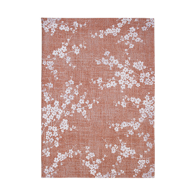 Floral floor rug - Sakura Copper Pink 9371