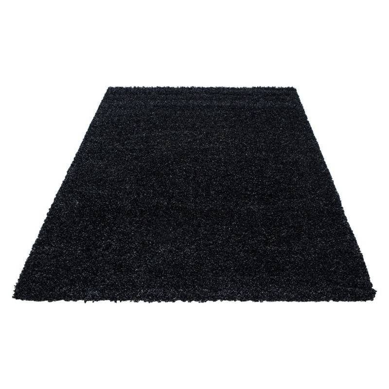 High-Pile Floor Rug - Life Anthracite