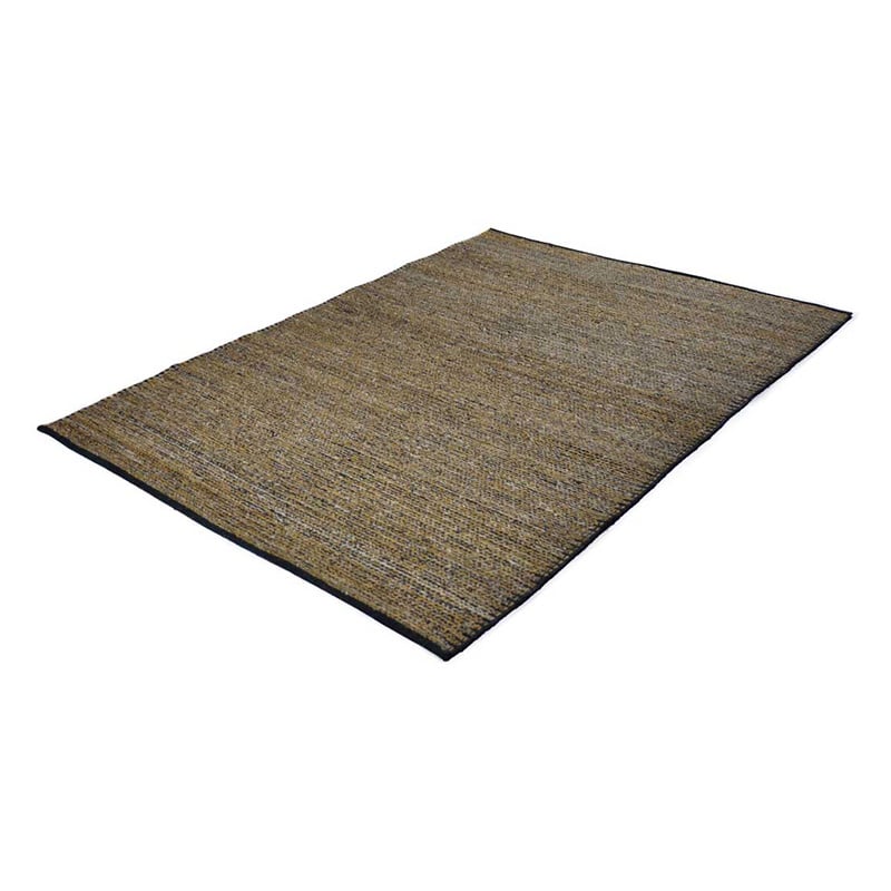 Wool floor rug - Lianne Taupe/Ochre Yellow