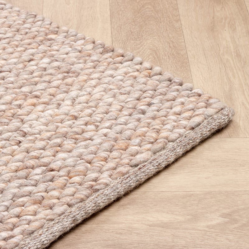 Wool Rug - Brilliant Beige/Sand
