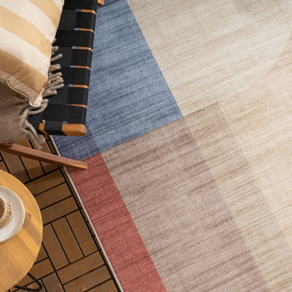 Abstract Outdoor Rug - Groovy Shapes Multicolour