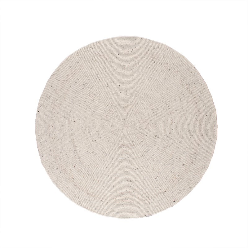 Round Wool Rug - Wise Grey/Blended