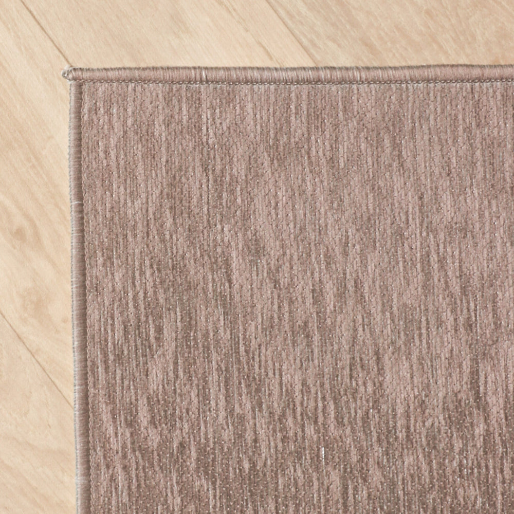 Geometric Rug – Swing Circles Blue/Brown
