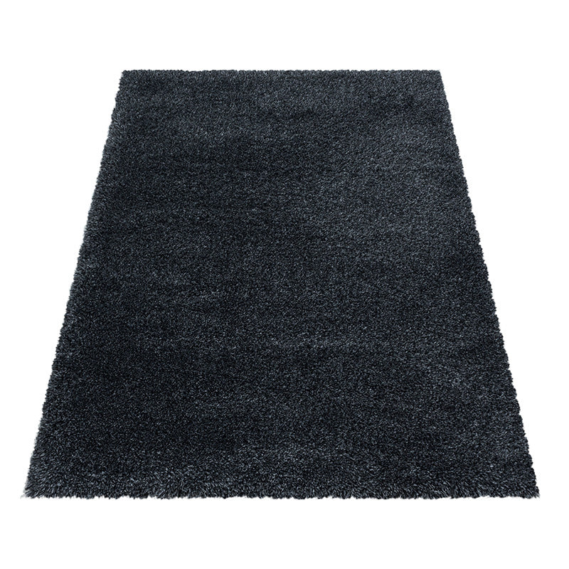 High Pile Floor Rug - Fuzzy Anthracite