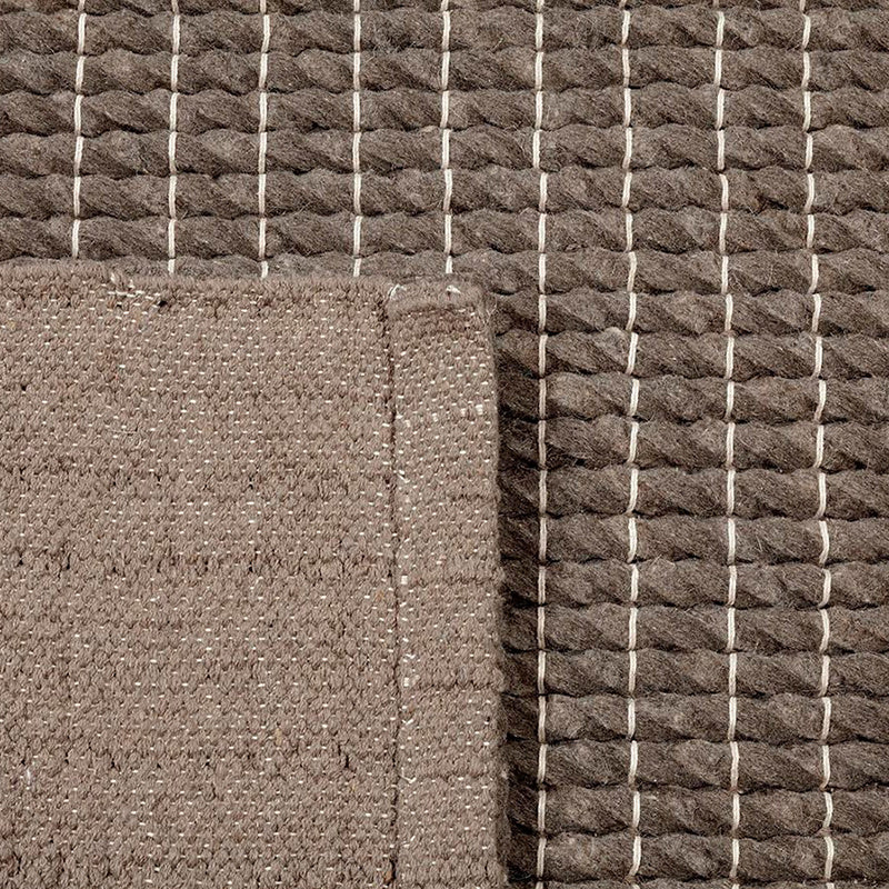 Wool floor rug - Louise Grey