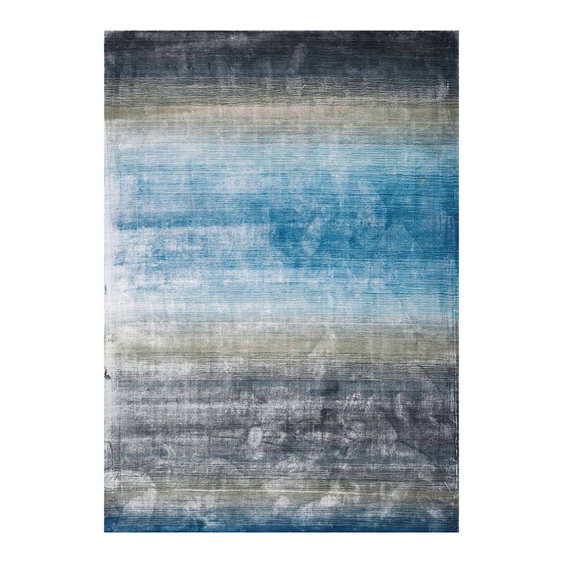 Viscose floor rug - Rachelle Blue/Green