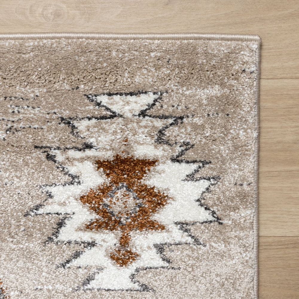 High pile rug - Blend Aztec Beige