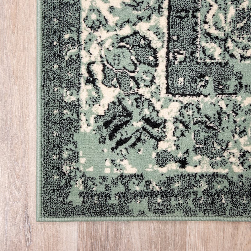Vintage Rug - Wonder Green/Black