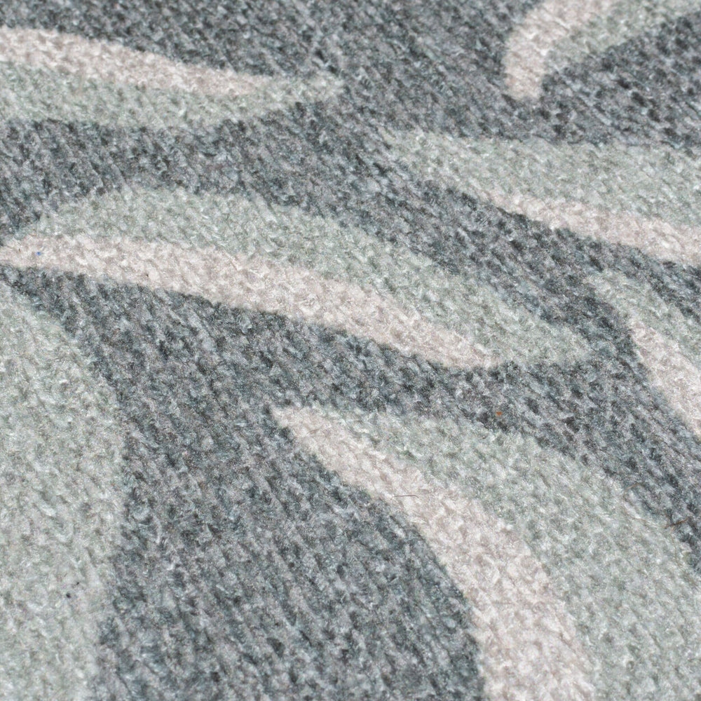 Washable Runner - Reido Leaves Green