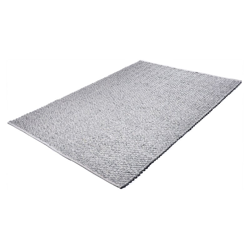 Wool floor rug - Leona Cream/Grey