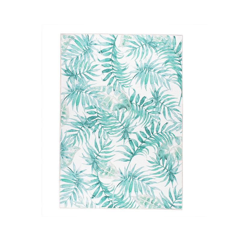 Botanical Rug - Palmier Leaves Green